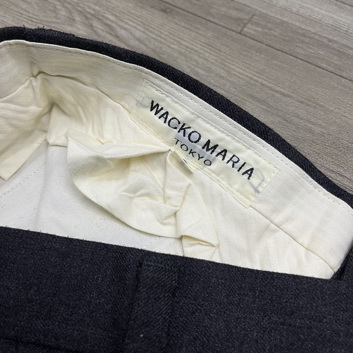 Japanese Brand × Wacko Maria Guilty Parties Wacko Maria Chainstitch Charcoal Pants Size US 30 / EU 46 - 8 Thumbnail