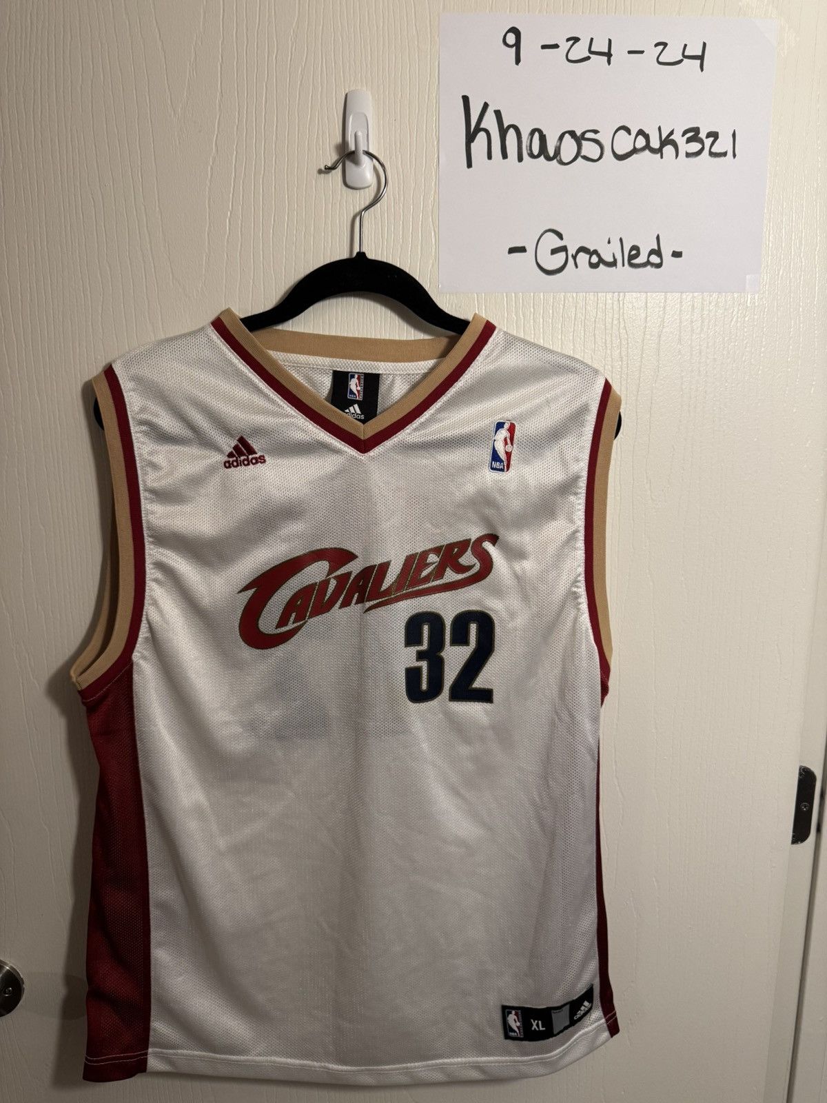 Adidas Larry Hughes Cleveland Cavaliers Jersey Grailed