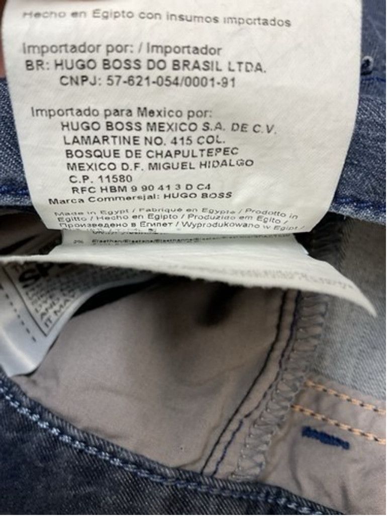 Hugo Boss Hugo Boss Maine3 Regular Fit Candiani Denim Men W34/L34 Size US 34 / EU 50 - 6 Thumbnail