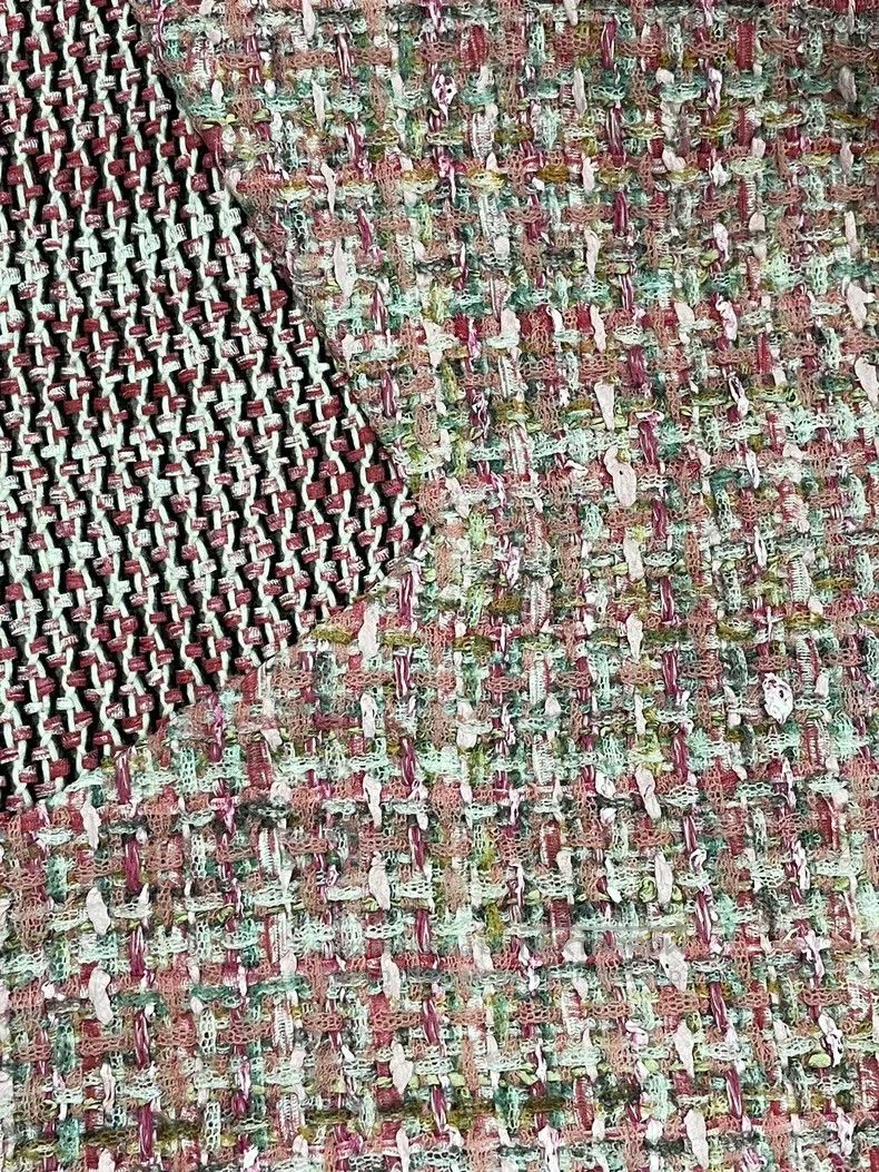 Chanel Chanel Pink tweed sequin stitching dress Size XS / US 0-2 / IT 36-38 - 3 Thumbnail