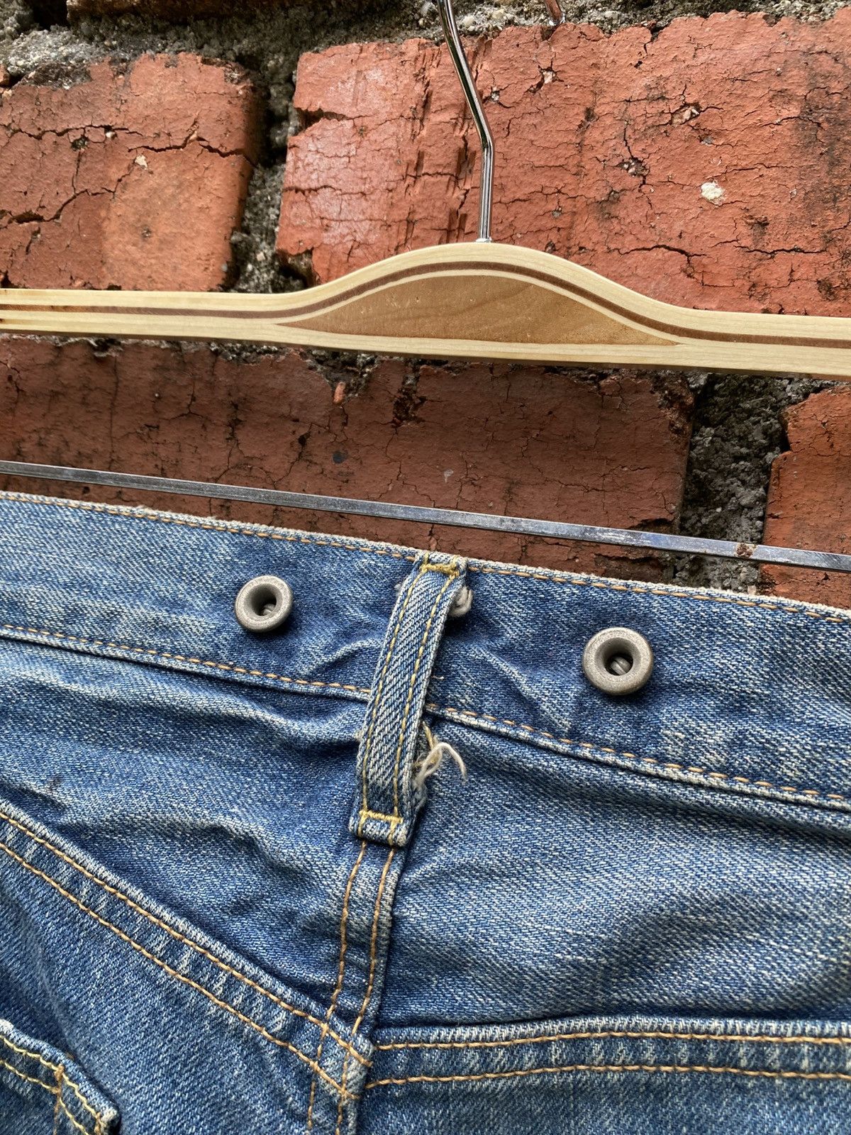 Designer × Japanese Brand × Journal Standard W32x30.5 Journal standard redline denime distressed Size US 32 / EU 48 - 8 Thumbnail