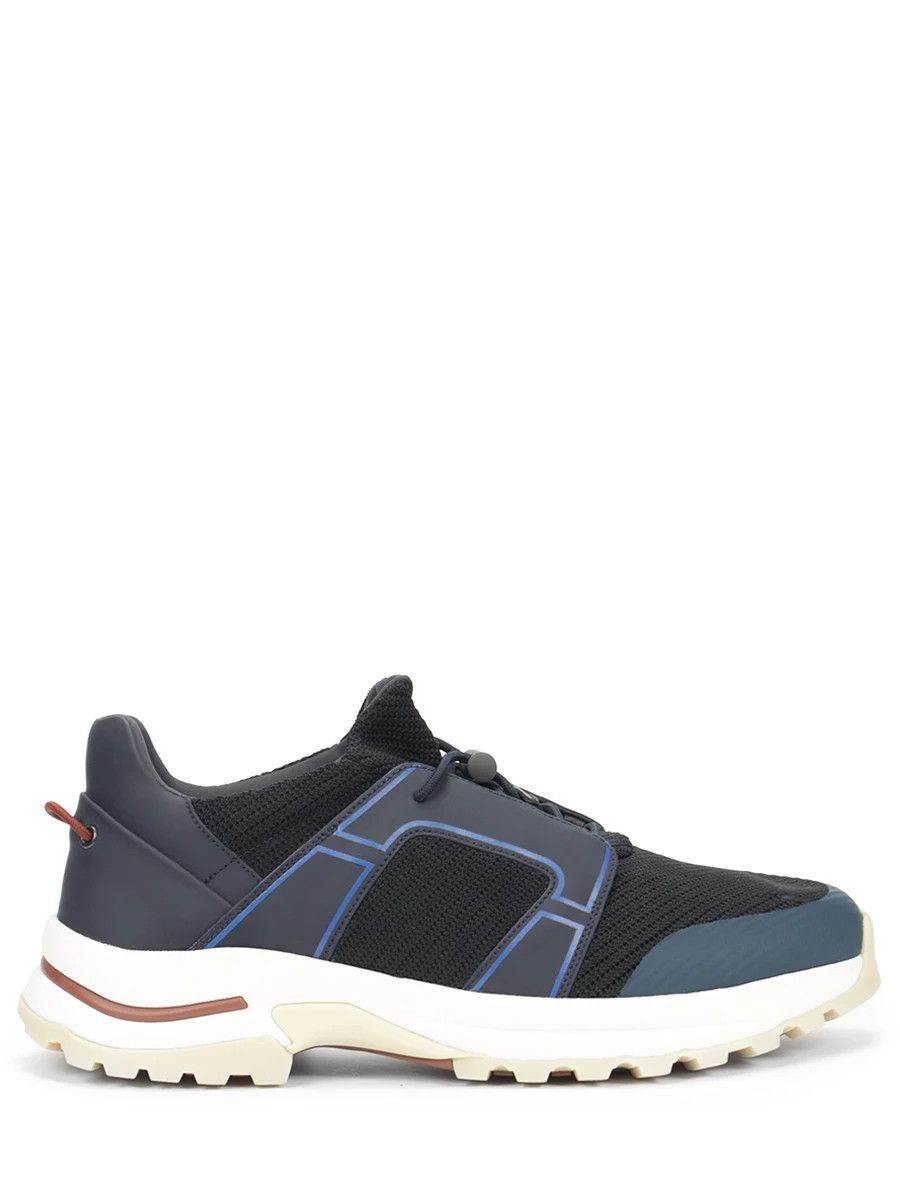 image of Loro Piana O1Srvl11E0424 Trail Hiker Walk Sneakers In Blue, Men's (Size 9)