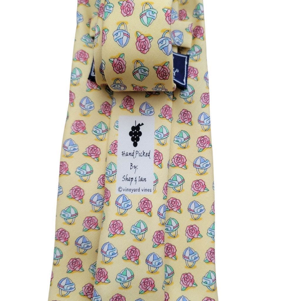 Vineyard Vines Vineyard Vines Custom Collection Men's 100% Silk Tie 3.5" Size ONE SIZE - 4 Thumbnail
