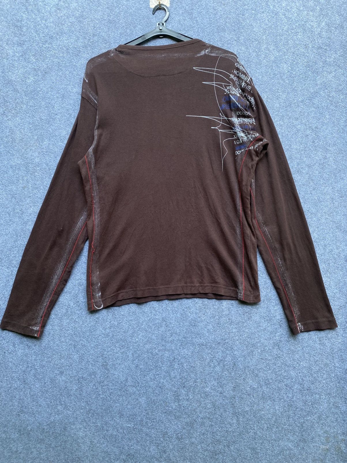 Adolfo Dominguez × Japanese Brand Adolfo dominguez crewneck long sleeve tee Size US M / EU 48-50 / 2 - 4 Thumbnail