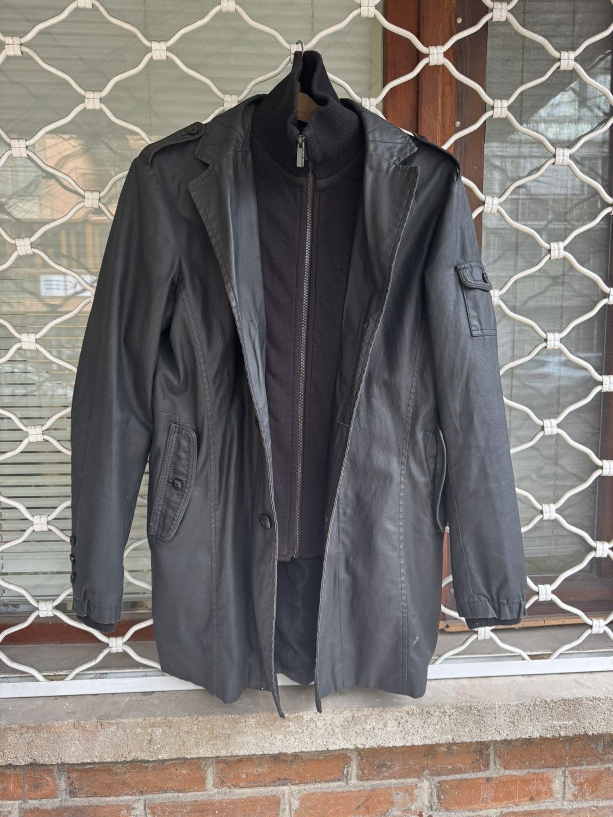 Jack & Jones Jack & Jones Layered Jacket with Hoodie Effect – Size M Size US M / EU 48-50 / 2 - 5 Thumbnail