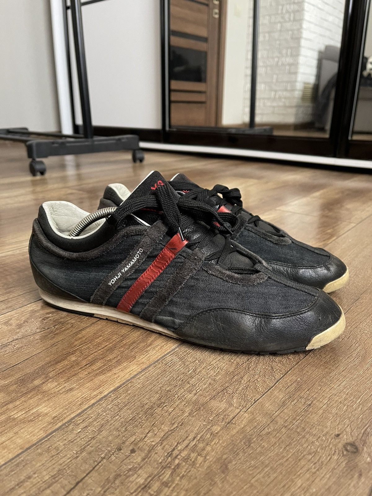Y-3 Adidas Y-3 Yohji Yamamoto Sneakers Shoes Low Top Size US 10.5 / EU 43-44 - 1 Thumbnail