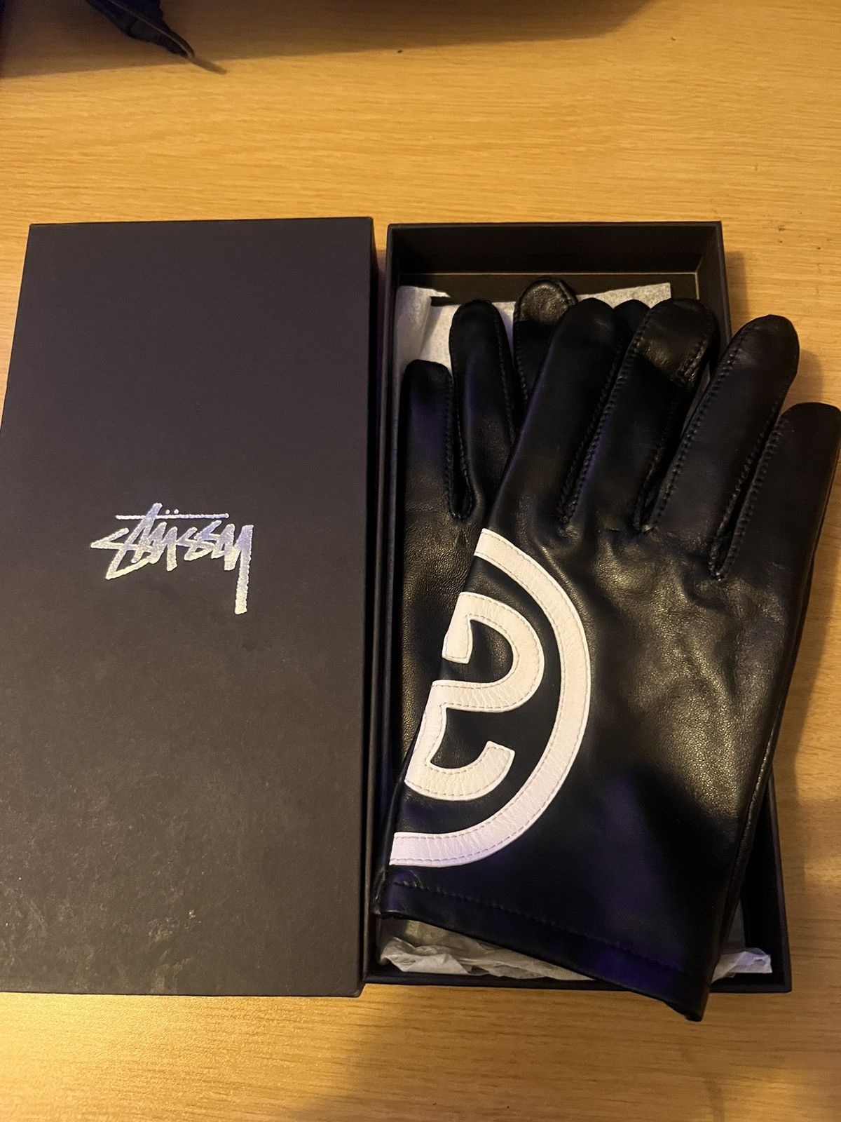 Stussy SS LINK LEATHER GLOVES L/XL-