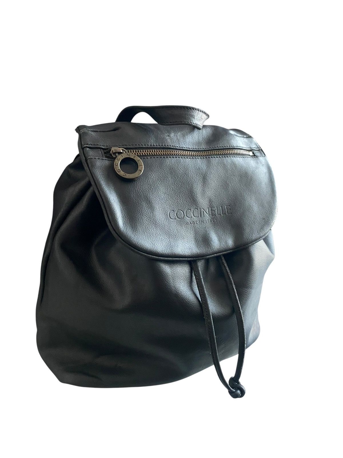 Brunello Cucinelli Archive Italian Designer Leather Backpack COCCINELLE Rare Size ONE SIZE - 2 Thumbnail