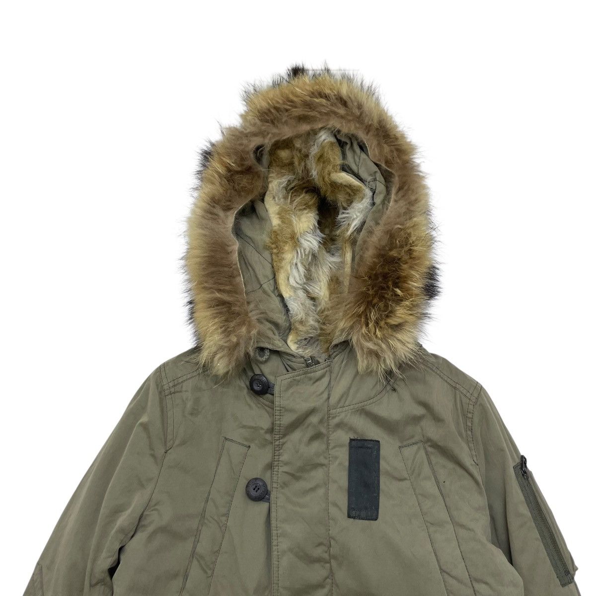 Le Grande Bleu (L.G.B.) 💥Vintage Japanese Brand Moussy Parka Faux Fur Jacket Size M / US 6-8 / IT 42-44 - 3 Thumbnail