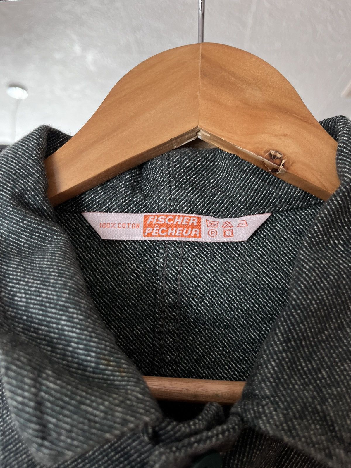 Vintage Vintage FISCHER PECHEUR Workwear Mens Jacket Grey 90s L Size US L / EU 52-54 / 3 - 10 Thumbnail