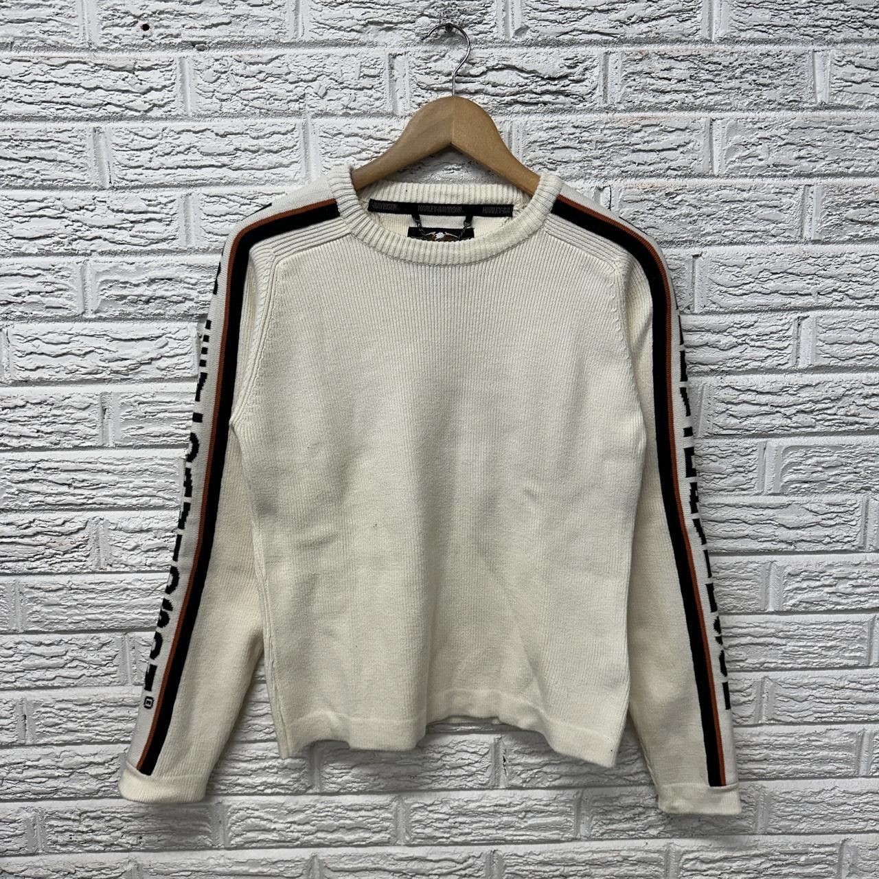 Harley Davidson Vintage Harley Davidson Women’s Cableknit Sweater Medium Size S / US 4 / IT 40 - 1 Thumbnail