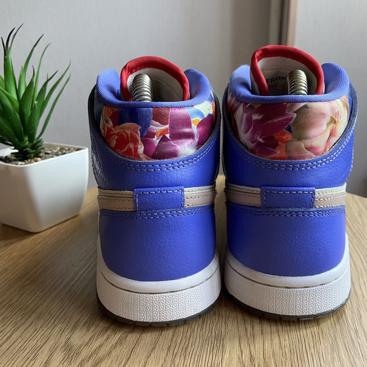 Jordan Brand × Nike 📌 Cutie Nike Air Jordan 1 Mid Valentine’s Day Bouquet Shoes Size US 7 / IT 37 - 7 Thumbnail