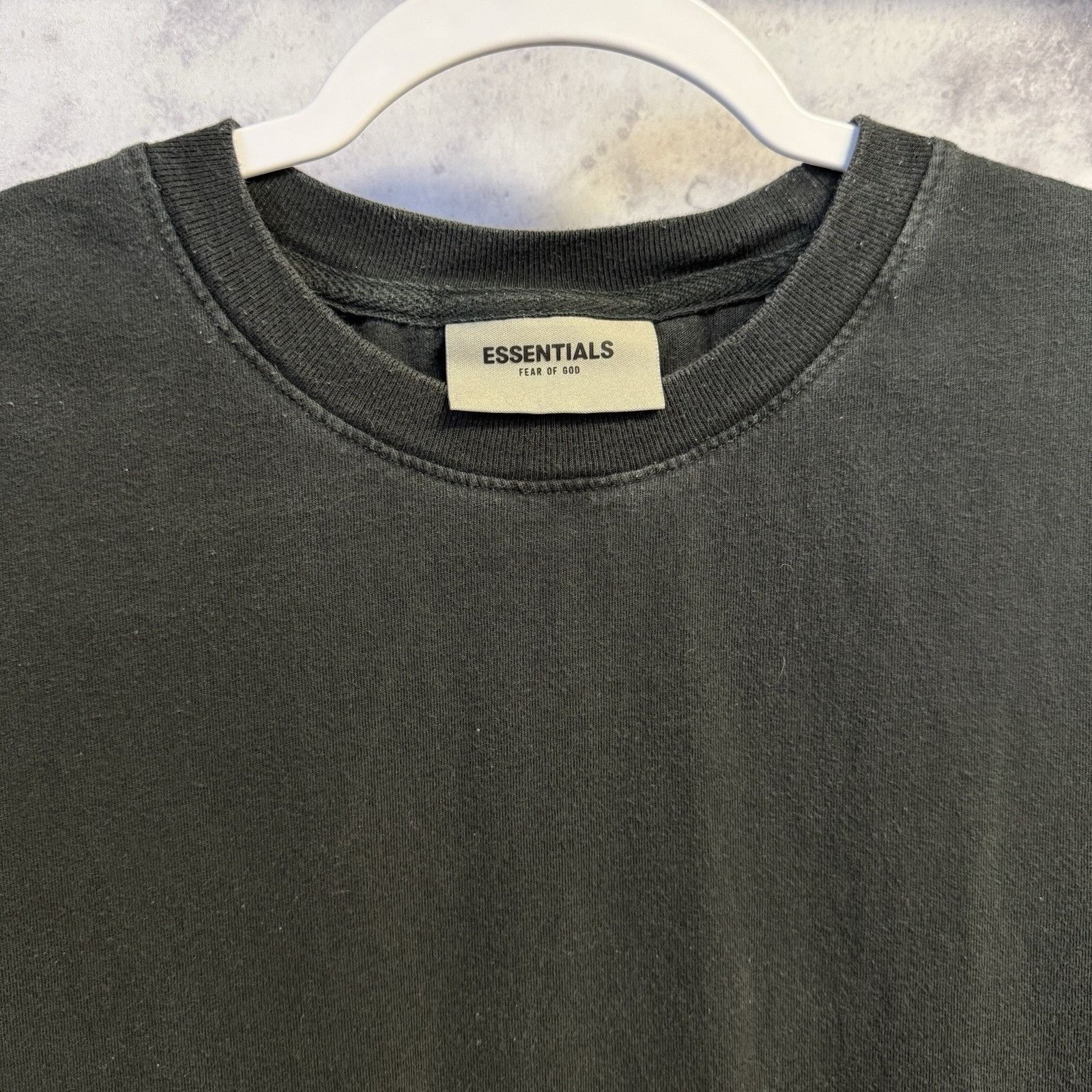 Essentiel Antwerp Essentials Fear of God T Shirt Mens Small Black Short Sleeve Size US S / EU 44-46 / 1 - 4 Thumbnail