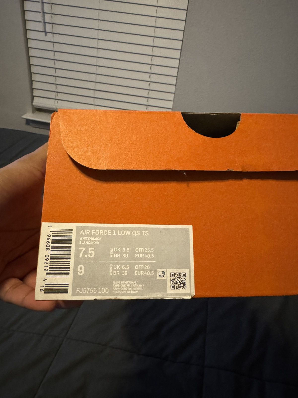 Nike Air Force One Low x Terror Squad “Blackout” Size US 7.5 / EU 40-41 - 9 Thumbnail