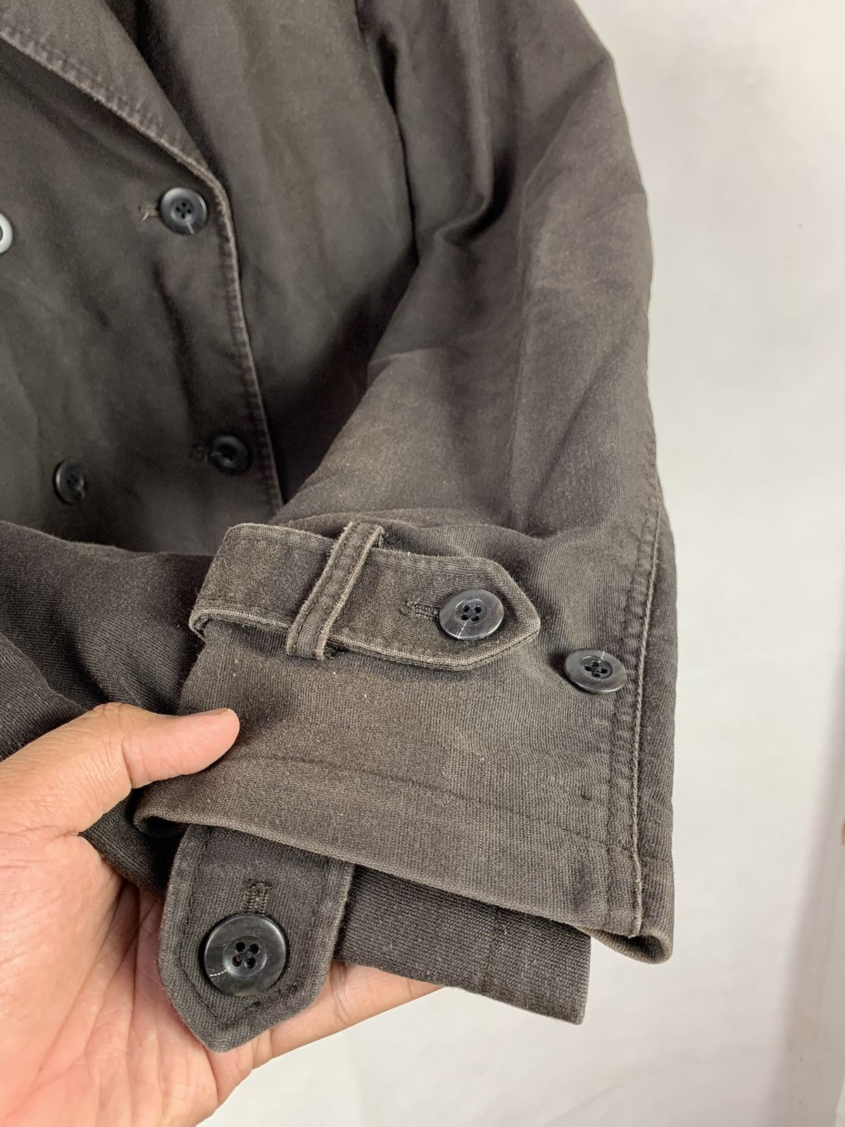 Japanese Brand Rare! Junmen Double Collar Workwear Denim Coat Jacket Size US S / EU 44-46 / 1 - 6 Thumbnail