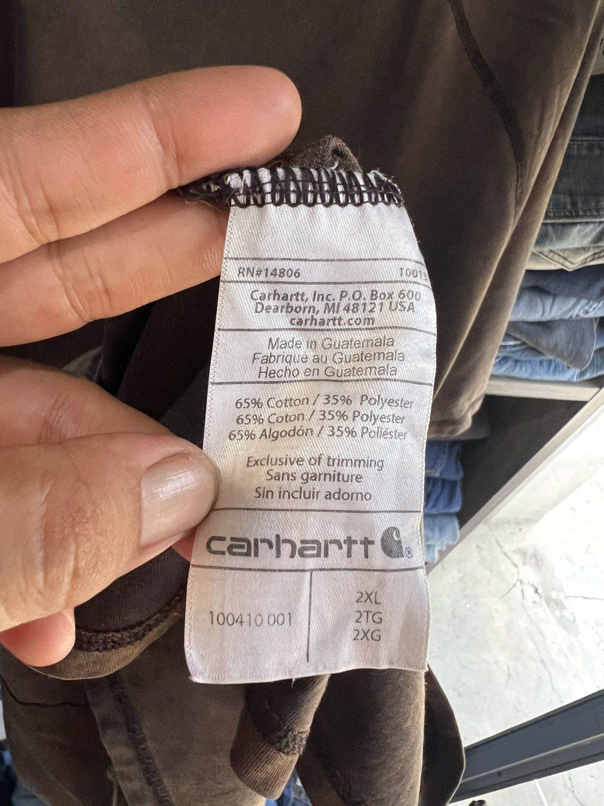 Carhartt 🔥Sun Faded Carhartt Force Pocket Tee Size US XXL / EU 58 / 5 - 14 Thumbnail