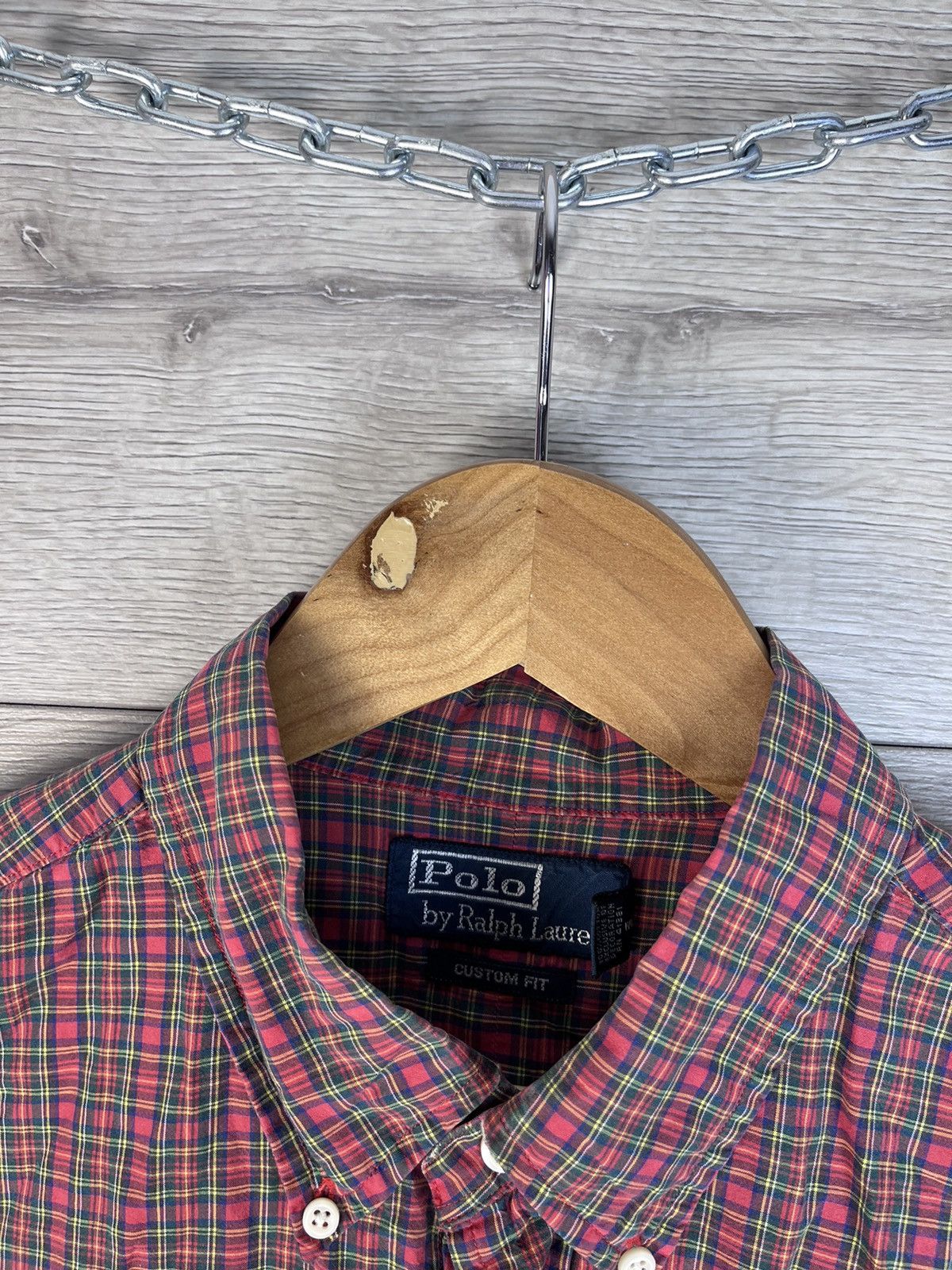 Vintage Men’s Plaid button down shirt Polo Ralph Lauren size L Size US L / EU 52-54 / 3 - 6 Thumbnail