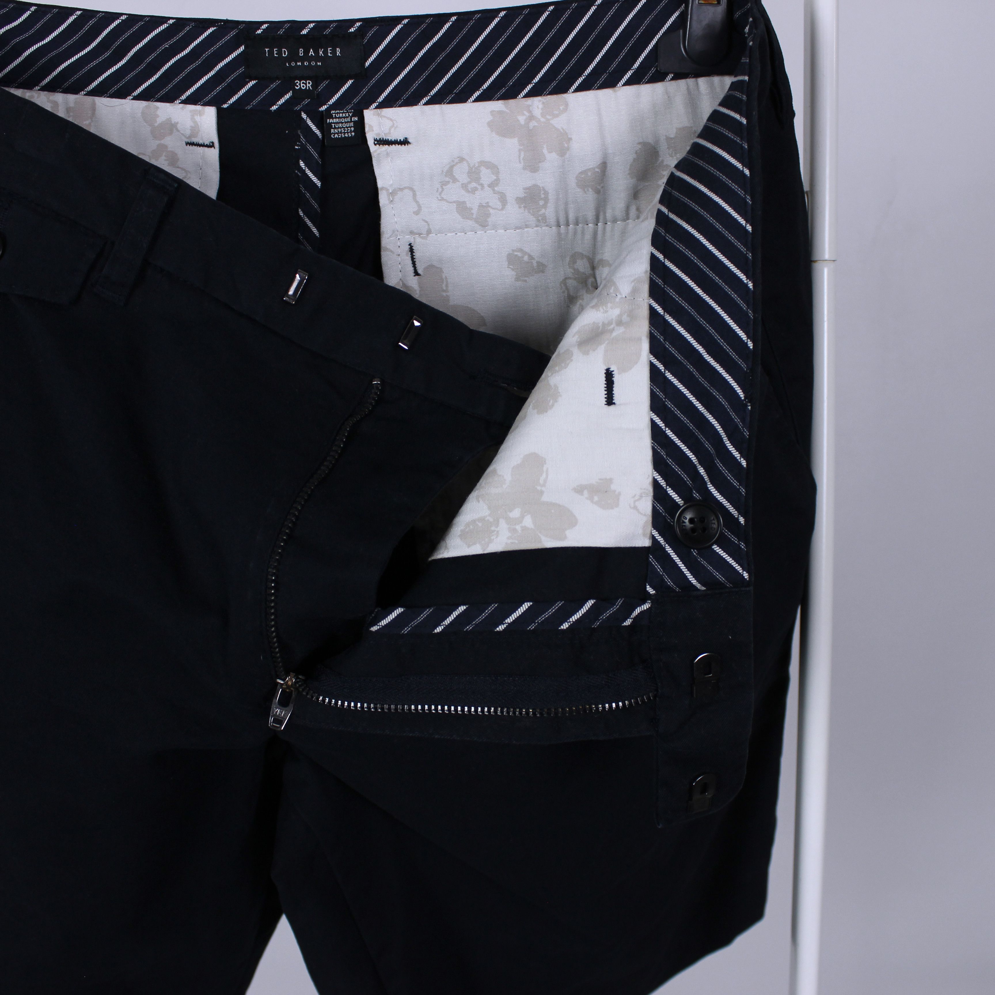 Ted Baker Ted Baker shorts men cotton navy blue 36R Size US 36 / EU 52 - 4 Thumbnail