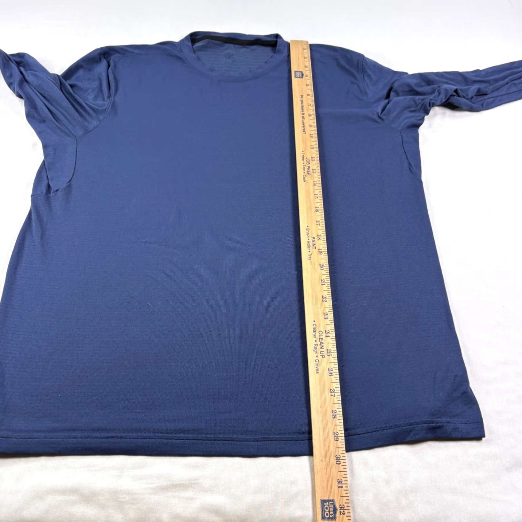 Lululemon Lululemon Drysense Shirt Mens XL Blue Long Sleeve Gym Performance Athleisure Shirt Size US XL / EU 56 / 4 - 4 Thumbnail