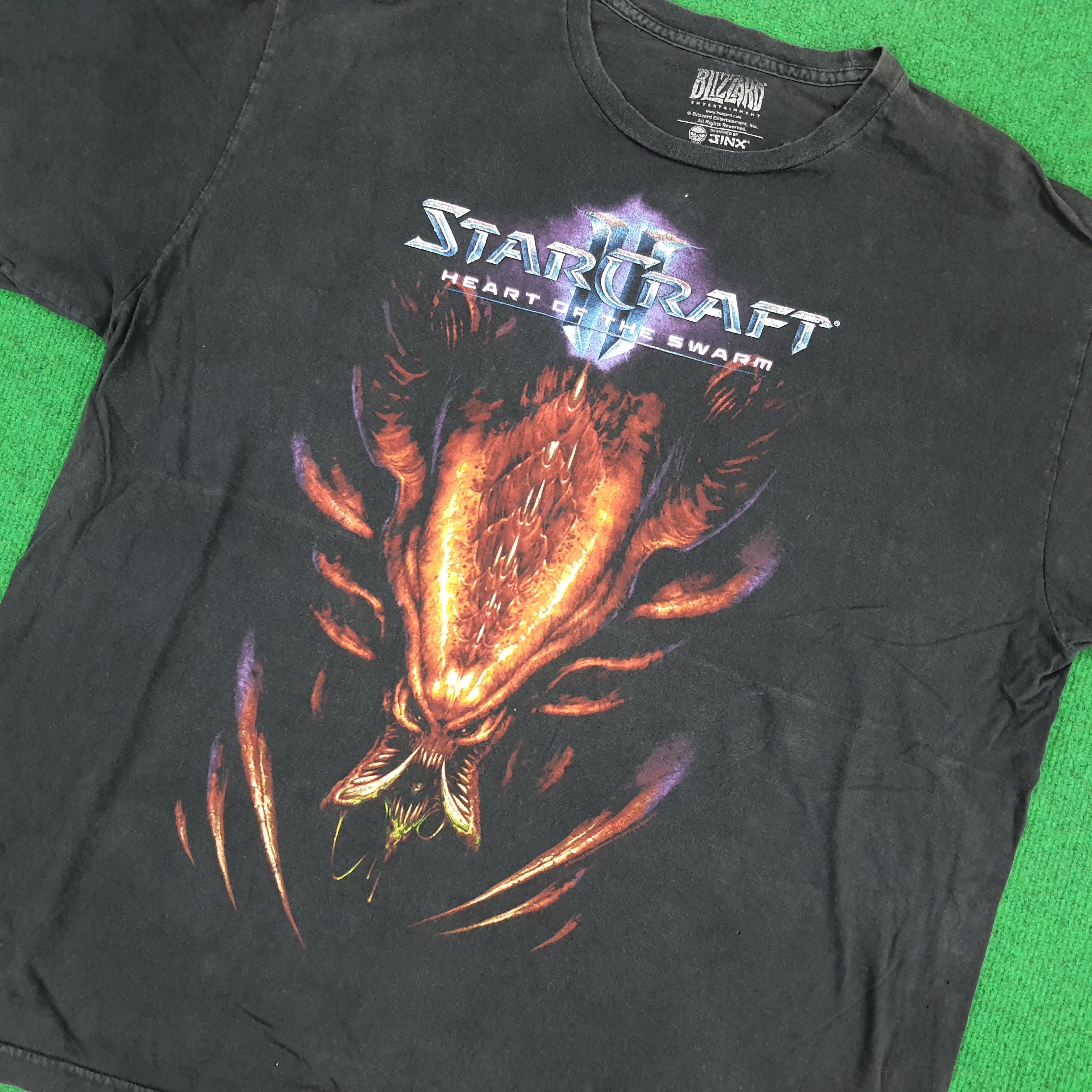 The Game × Vintage Vintage Blizzard Star Craft II The Game T-shirt Size US XL / EU 56 / 4 - 2 Thumbnail