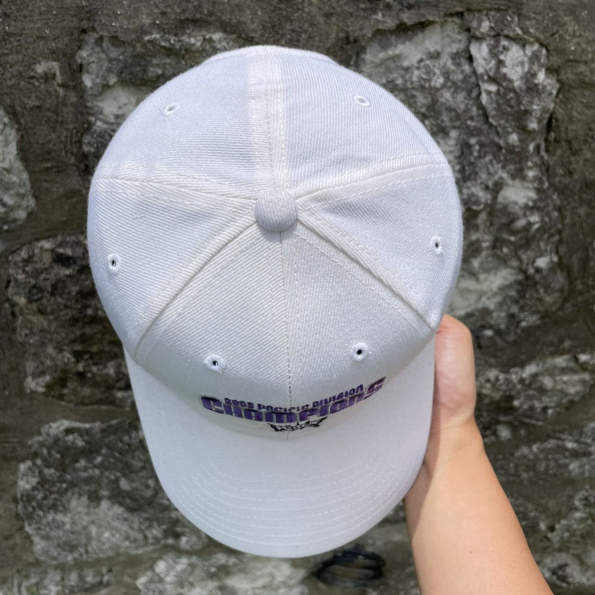 Reebok Vtg Reebok Sacramento Kings Pacific Division Strapback Hat Size ONE SIZE - 4 Thumbnail