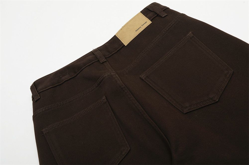 Japanese Brand × Jean Solid color American retro simple all-match straight jeans Size US 32 / EU 48 - 4 Thumbnail