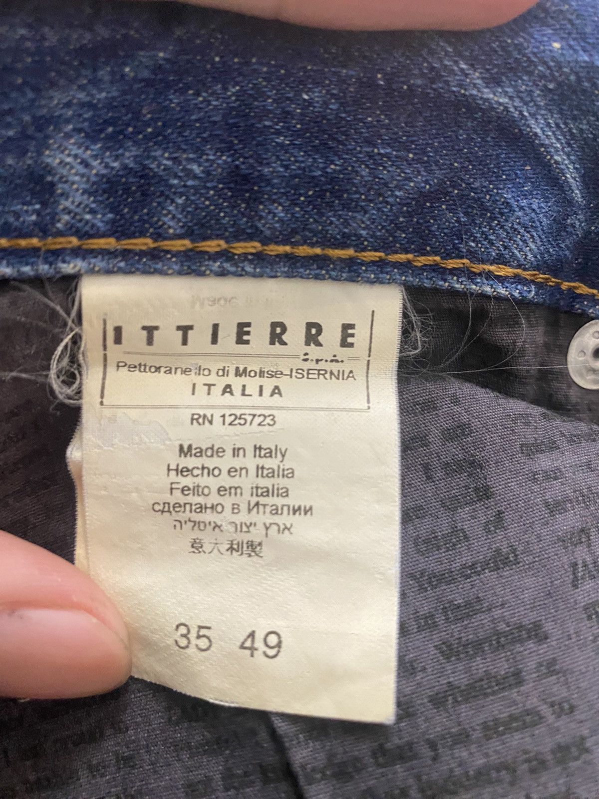 John Galliano Galliano Newspaper Denim Size US 33 - 5 Thumbnail