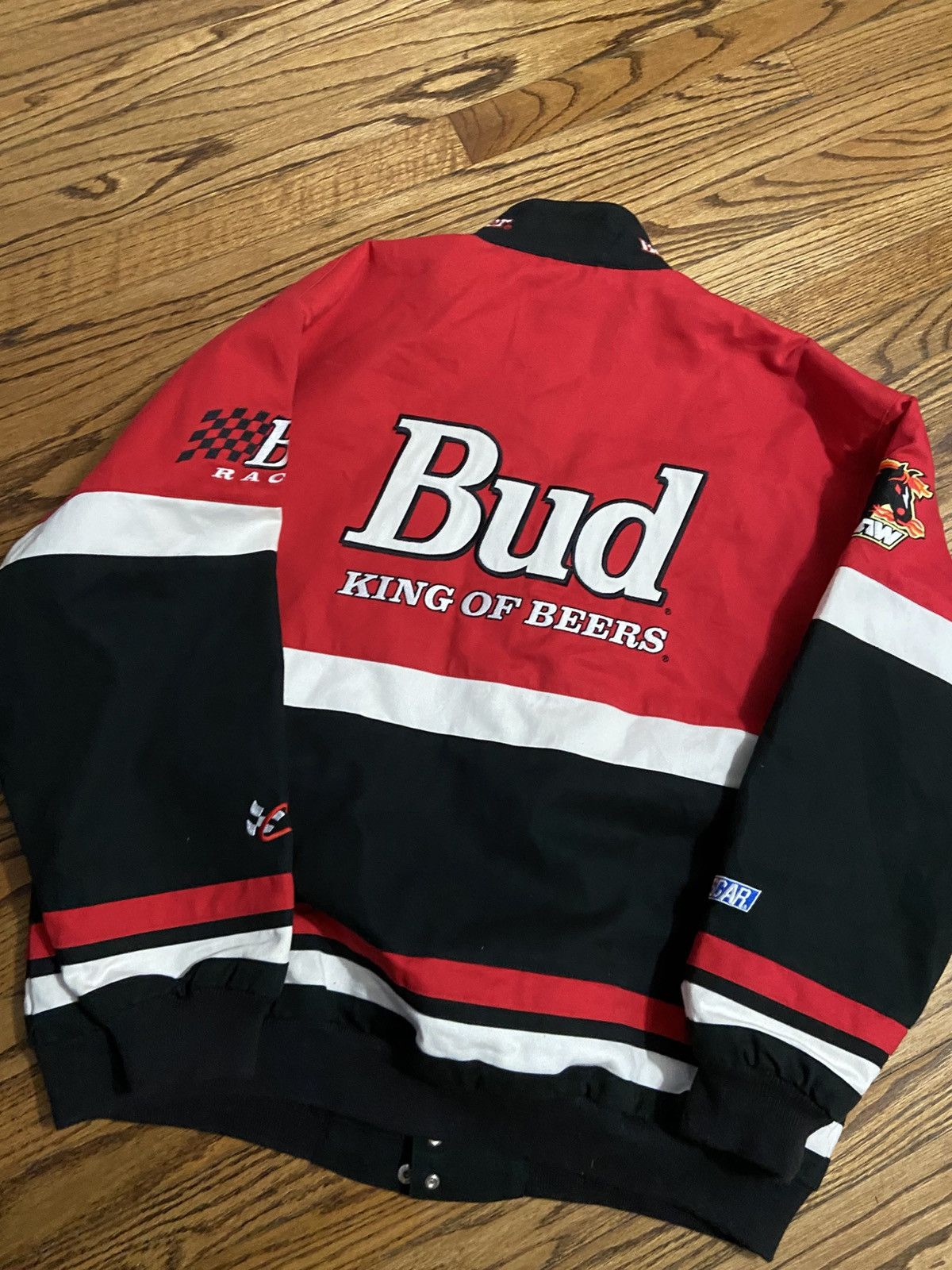 Chase Authentics Vintage budweiser nascar jacket Size US XL / EU 56 / 4 - 4 Thumbnail