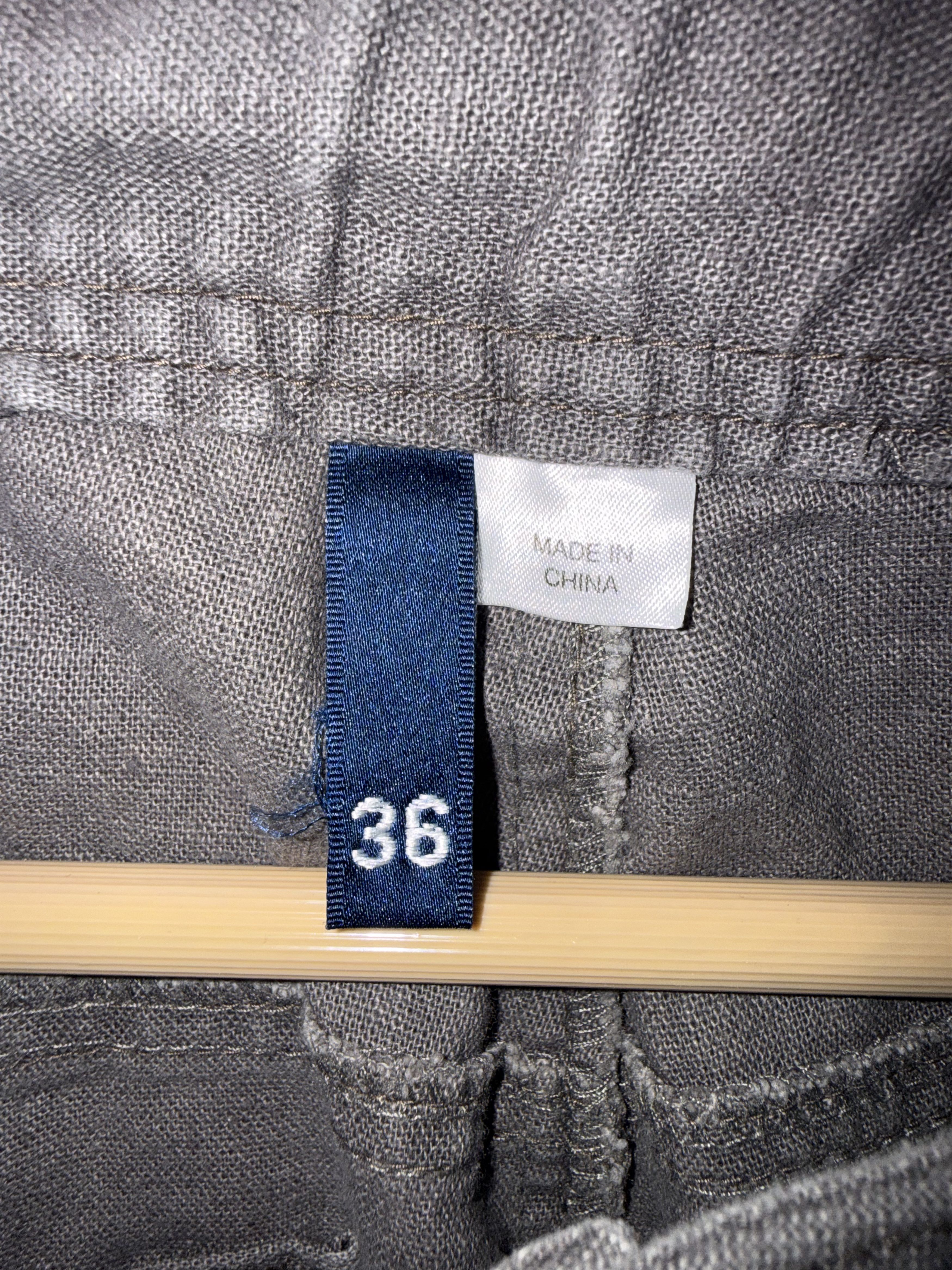 H&M H&M Grey Linen Blend Drawstring Pants, Men's 36 Size US 36 / EU 52 - 3 Thumbnail