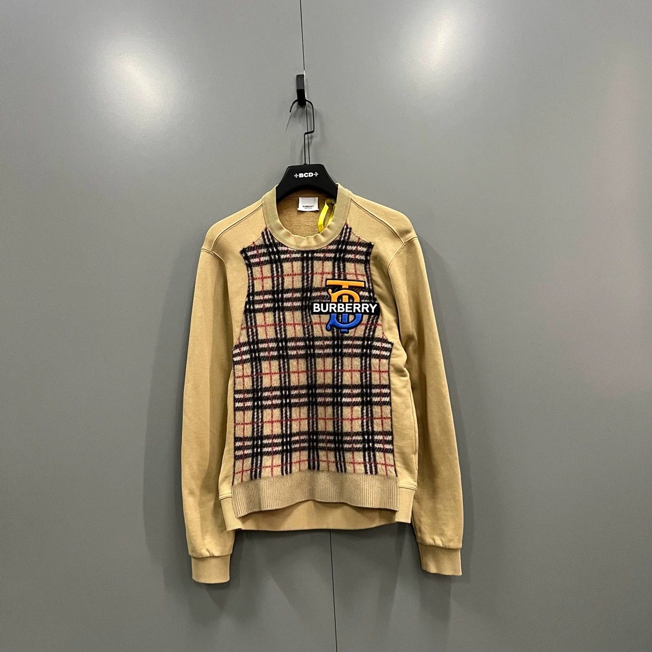 Burberry Burberry Check TB Embroidered Sweatshirt Size US XS / EU 42 / 0 - 1 Thumbnail