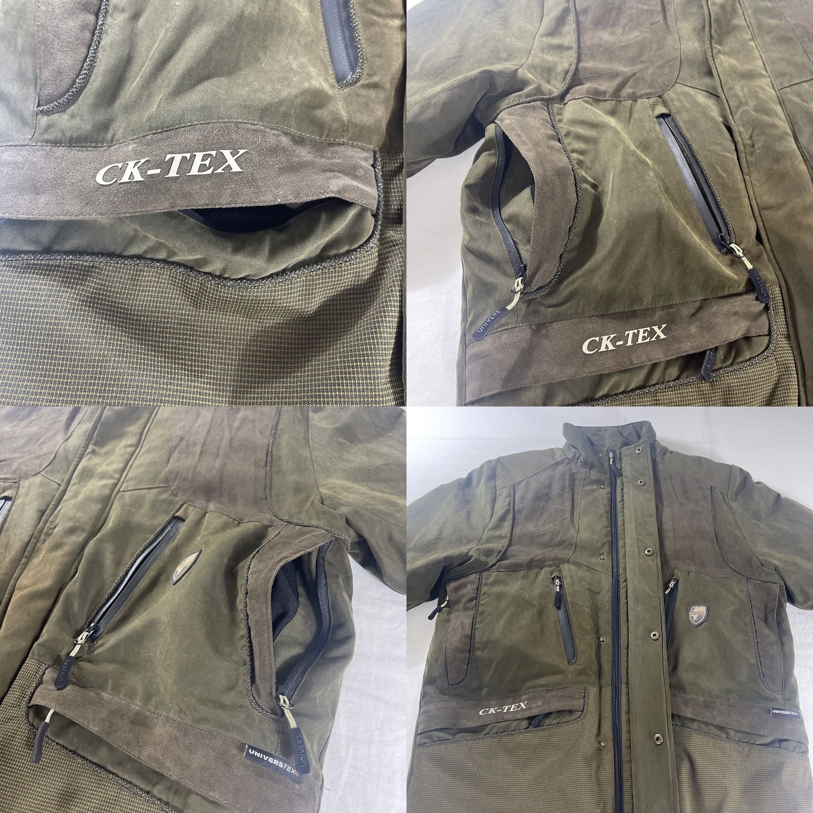 John Richmond VINTAGE Richmond UniversAL JACKET Hunting Jacket 2XL GREEN/DARK GREEN MEN Size US XXL / EU 58 / 5 - 9 Thumbnail
