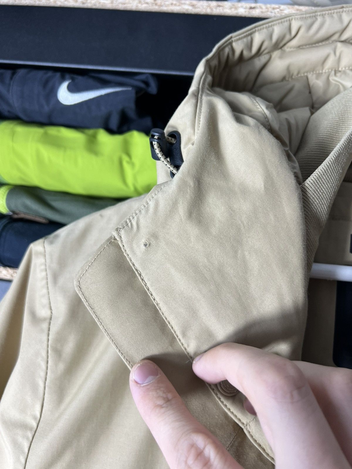 Polo Ralph Lauren 🧥 RLX Ralph Lauren Water-Repellent Faille Hooded Jacket Y2K Size US M / EU 48-50 / 2 - 21 Thumbnail