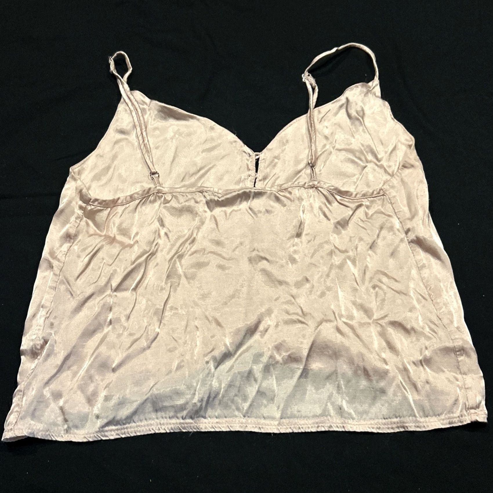 Brandy Melville Brandy Melville Camisole One Size Satin Spaghetti Strap A43 Size ONE SIZE - 4 Thumbnail