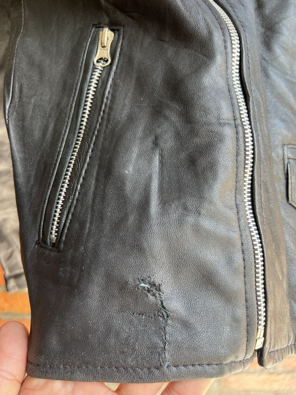 If Six Was Nine Punk’s Not Dead Leather Jacket Size US S / EU 44-46 / 1 - 5 Thumbnail