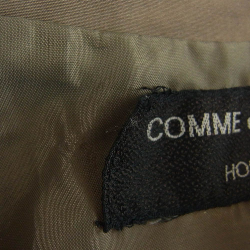 Comme des Garcons Homme Plus Trench Coat Leather Trim Reverse Polyester Charcoal Size US M / EU 48-50 / 2 - 6 Thumbnail