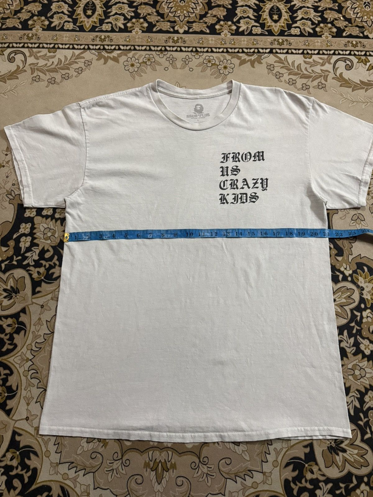 SSUR Japanese Brand SSUR PLUS Seditionaries Spellout Tee Size US L / EU 52-54 / 3 - 6 Thumbnail