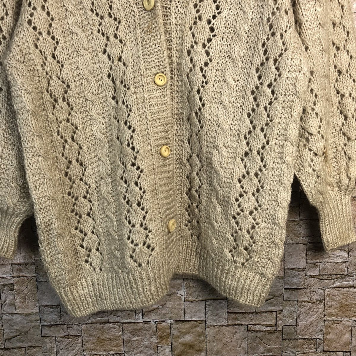 Homespun Knitwear × Japanese Brand Japanese Brand Brown Knitwear vintage cardigan #A192 Size S / US 4 / IT 40 - 6 Thumbnail