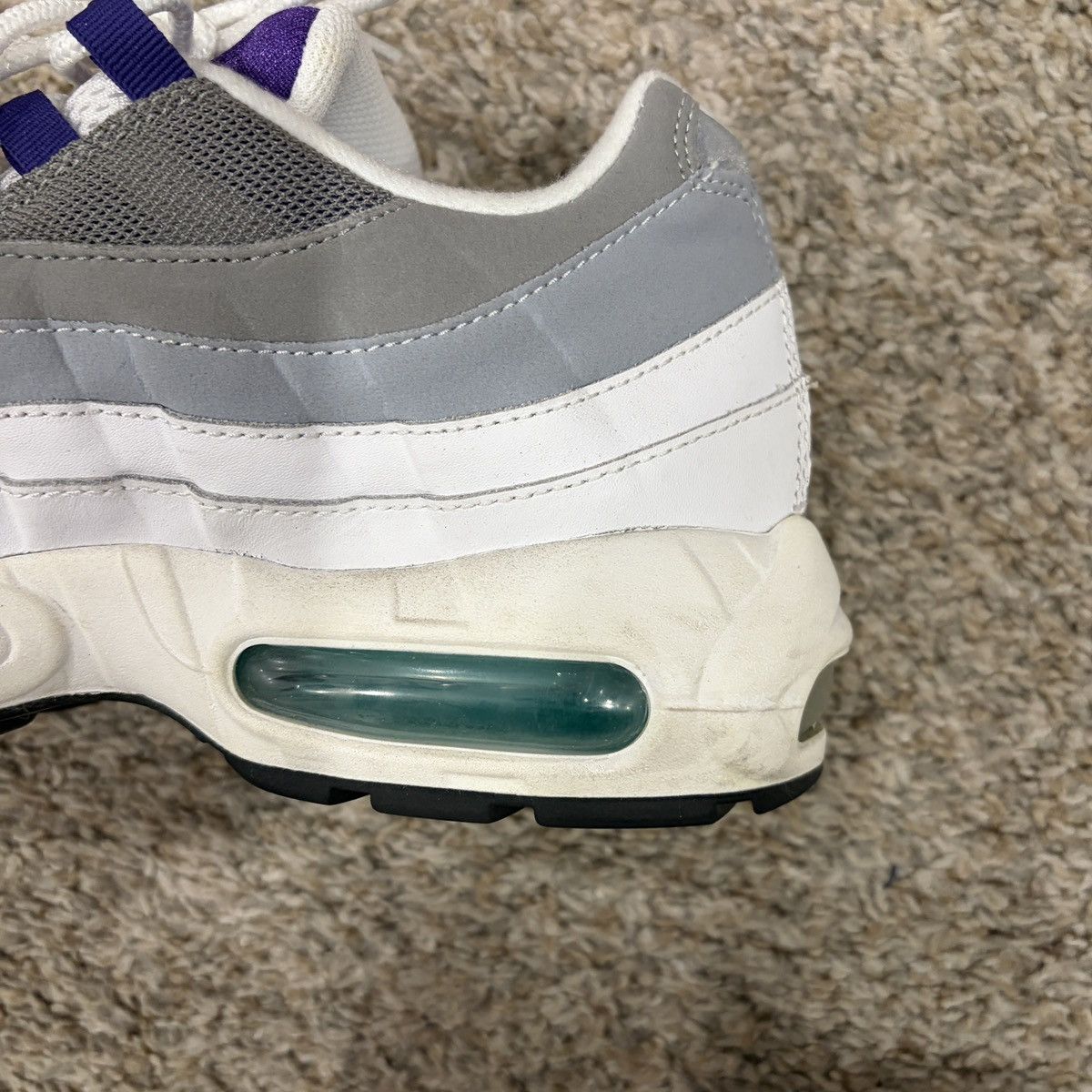 Nike 2018 Nike Air Max 95 Grape Men’s Size 8.5 Womens 10 Size US 8.5 / EU 41-42 - 10 Thumbnail
