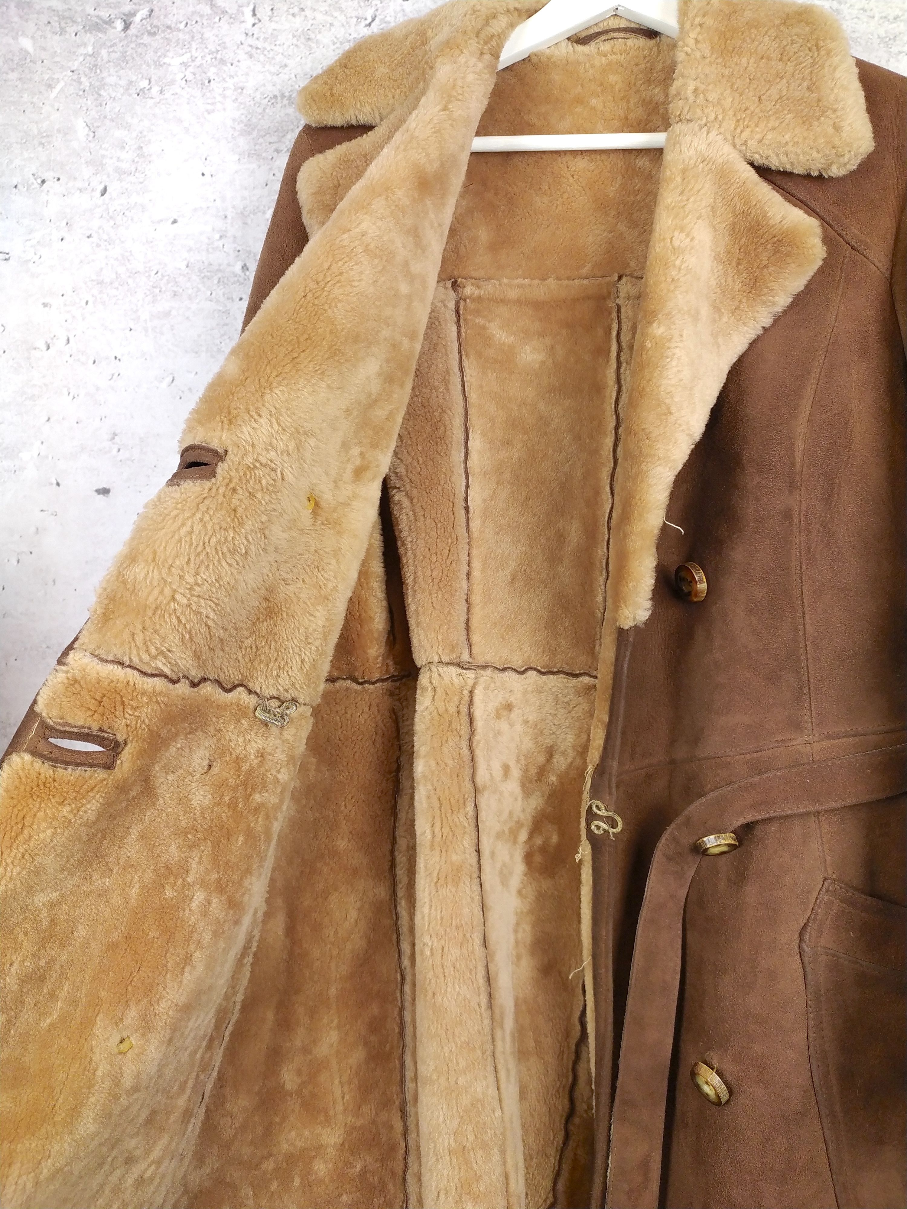 Vintage Sawyer of Napa - California shearling coat Size S / US 4 / IT 40 - 6 Thumbnail