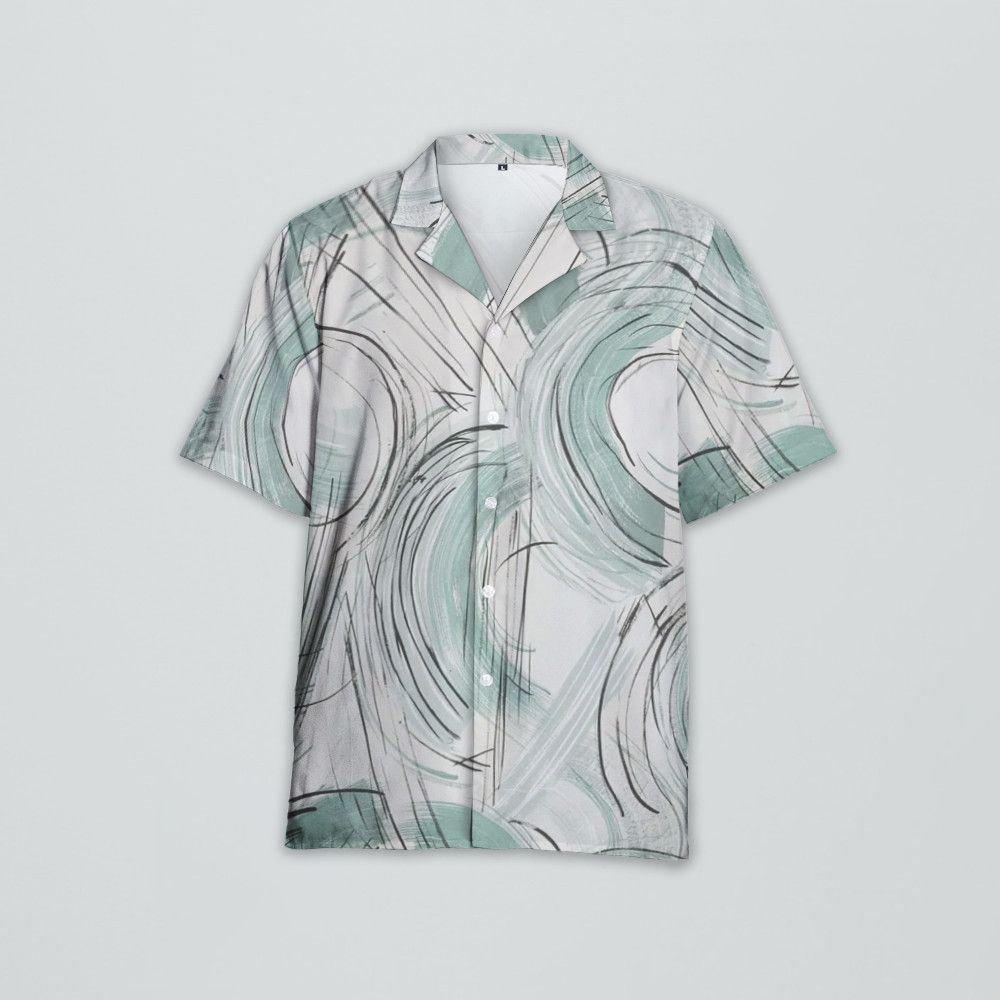 Designer Men’s Brushed-Print Shirt Size US M / EU 48-50 / 2 - 1 Thumbnail