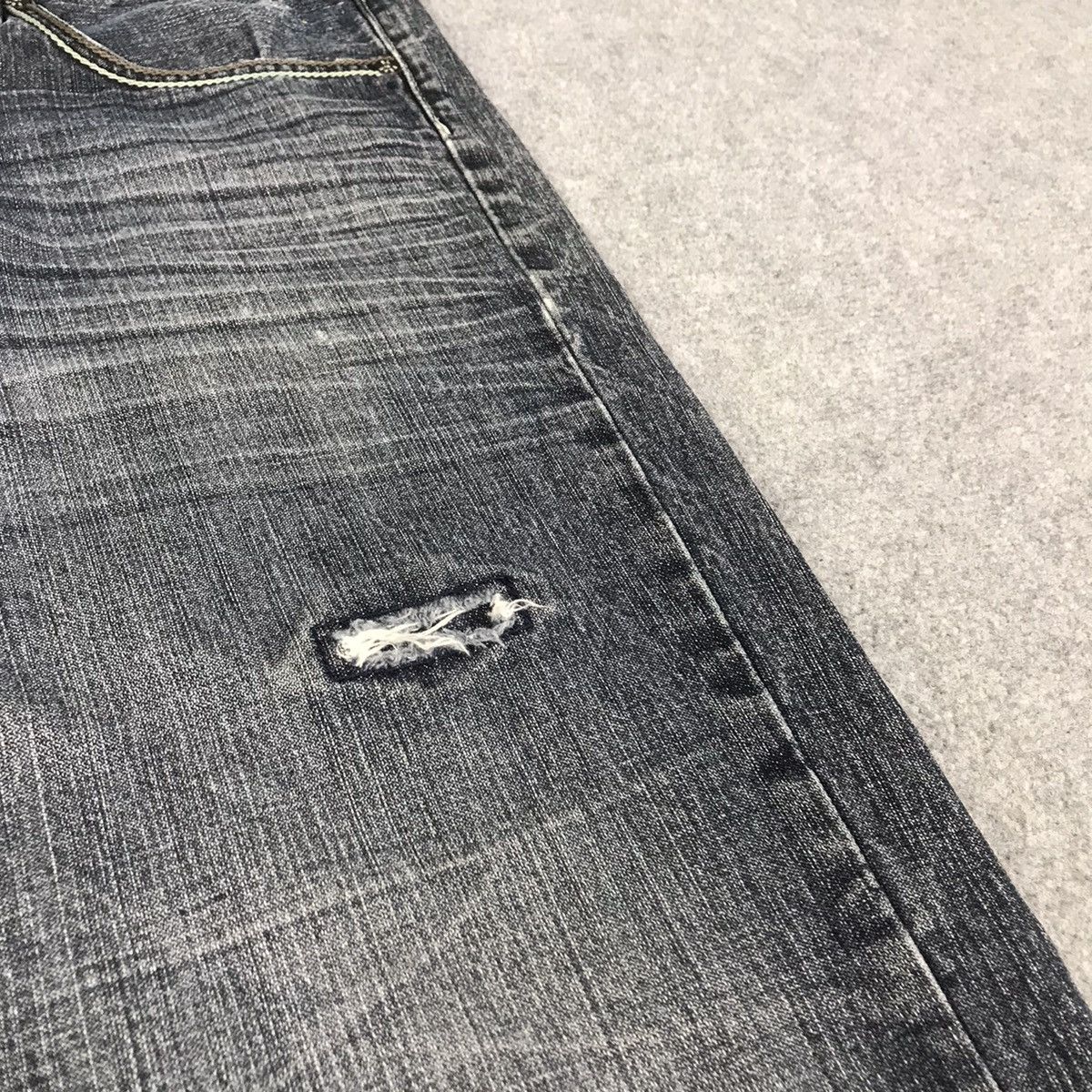 Japanese Brand RIPPED DISTRESSED PEPE JEANS BAGGY PANTS Size US 38 / EU 54 - 5 Thumbnail