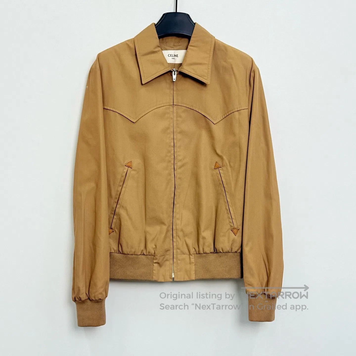 Celine Celine Brown Twill Jacket. Size US S / EU 44-46 / 1 - 1 Thumbnail