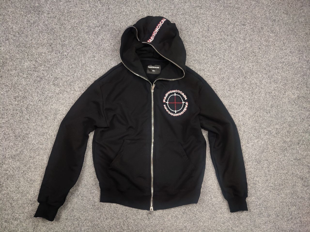 Le Grande Bleu (L.G.B.) Fashion Cocain Design Logo Full Zip Up Hoodie l.g.b. Style Size US S / EU 44-46 / 1 - 8 Thumbnail