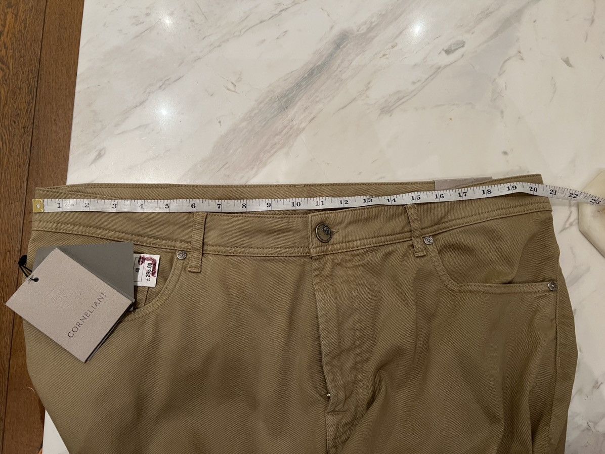 Corneliani CORNELIANI Dyed Beige 40 Regular stretch-denim blend jeans Size US 40 / EU 56 - 18 Thumbnail
