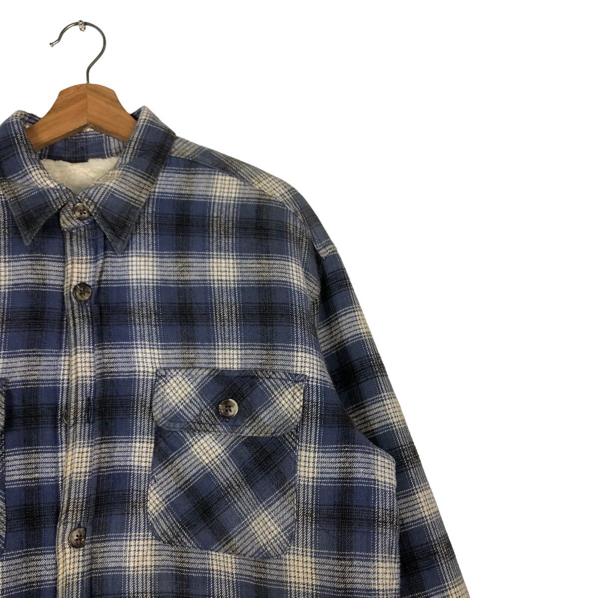 Flannel 🔥VINTAGE WOOL FLANNEL JACKET TARTAN DESIGN RALPH ETON Size US M / EU 48-50 / 2 - 6 Thumbnail