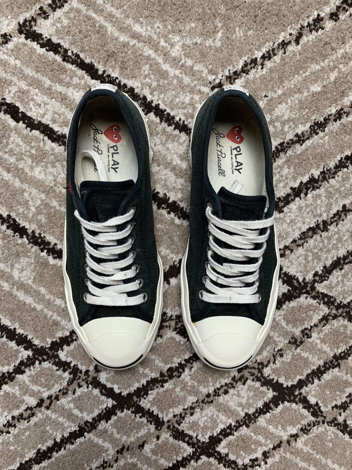 Comme des Garcons PLAY × Converse Converse Jack Purcell x CDG 2008 Collaboration Size US 6.5 / EU 39-40 - 4 Thumbnail