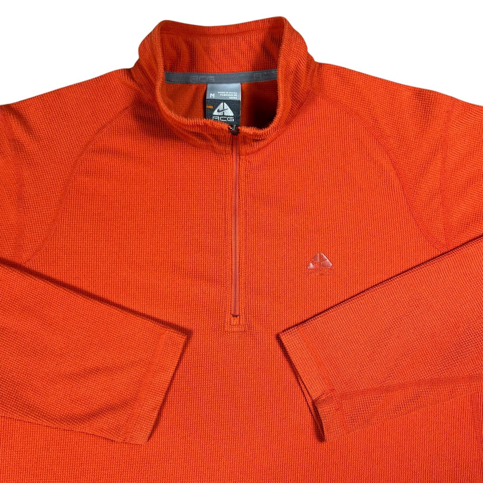 Nike ACG × Vintage Vintage Nike ACG All Conditions Gear orange light 1/4 zip Size US M / EU 48-50 / 2 - 2 Thumbnail