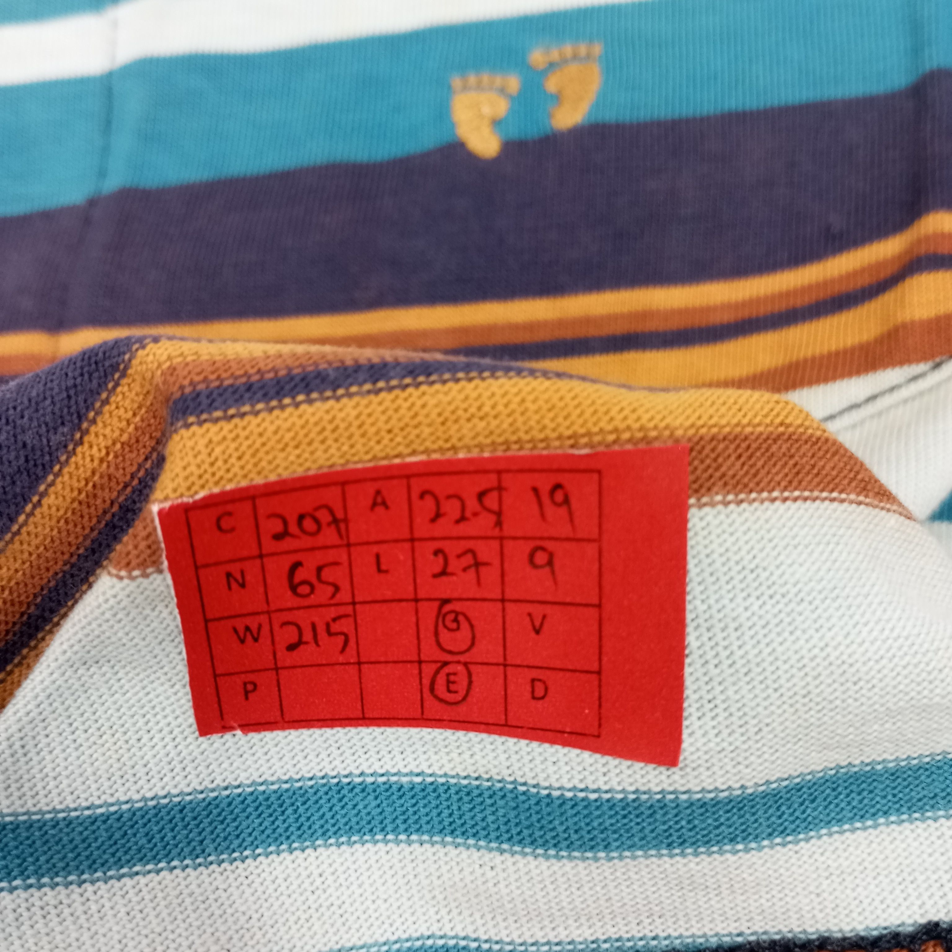 Hang Ten × Vintage Hang Ten Pocket Stripes Design Tshirt Size US L / EU 52-54 / 3 - 11 Thumbnail