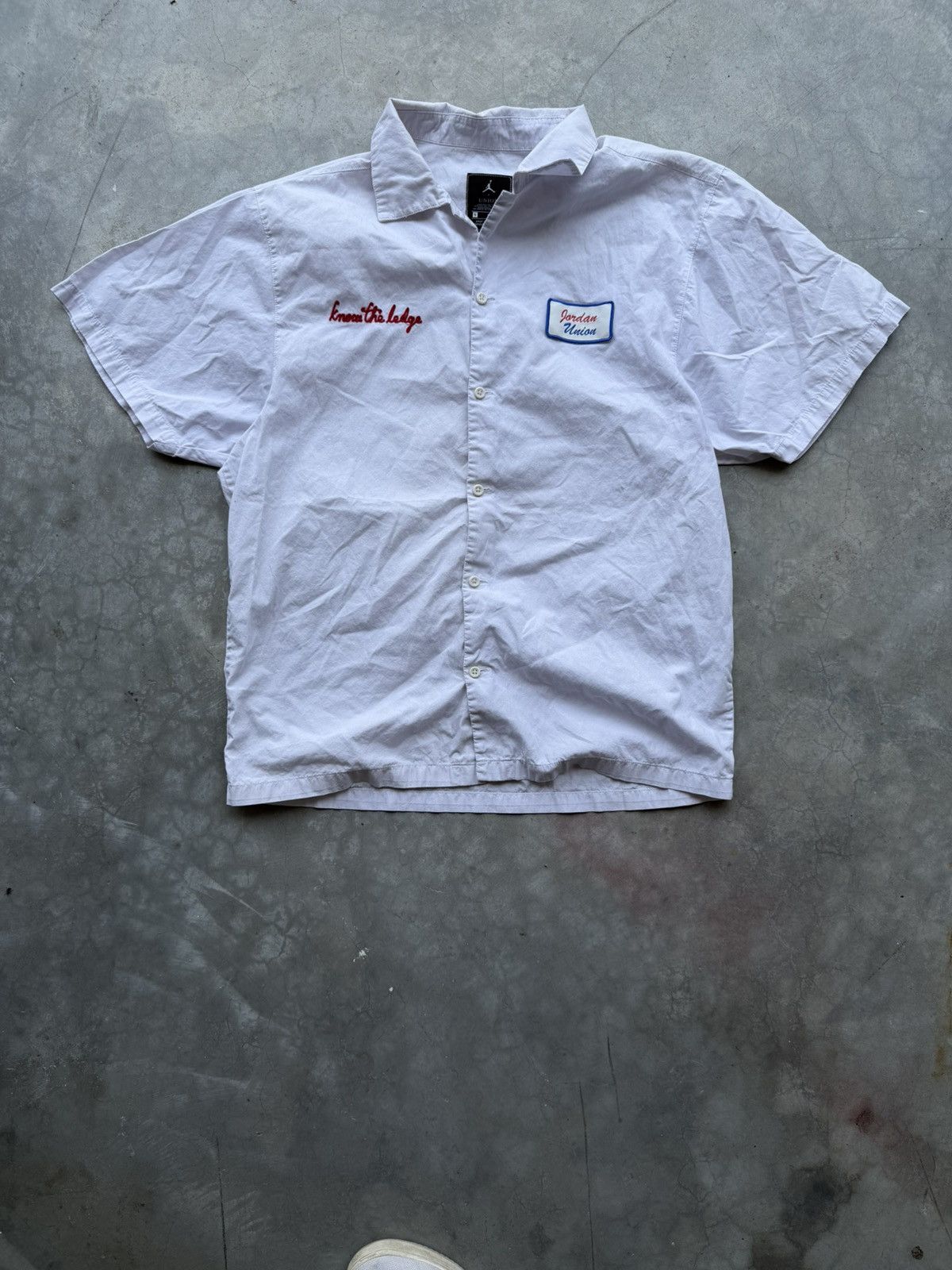 Jordan Brand × Union LA Jordan x Union button up Work shirt Size US S / EU 44-46 / 1 - 1 Thumbnail