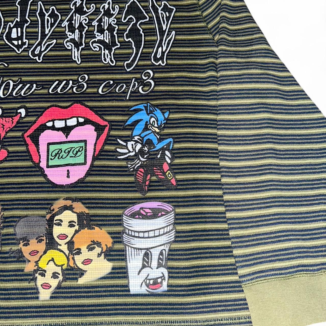 Other Odyss3y 1 of 1 “HOW W3 COP3” vintage thermal tee Size US L / EU 52-54 / 3 - 3 Thumbnail